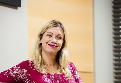 Marti Balaam smiling at the camera